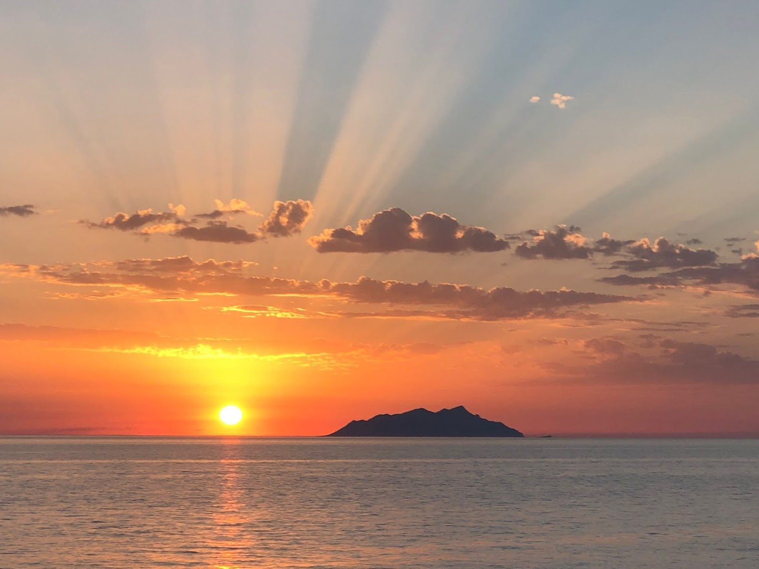 Tramonto sul mare di Marsala